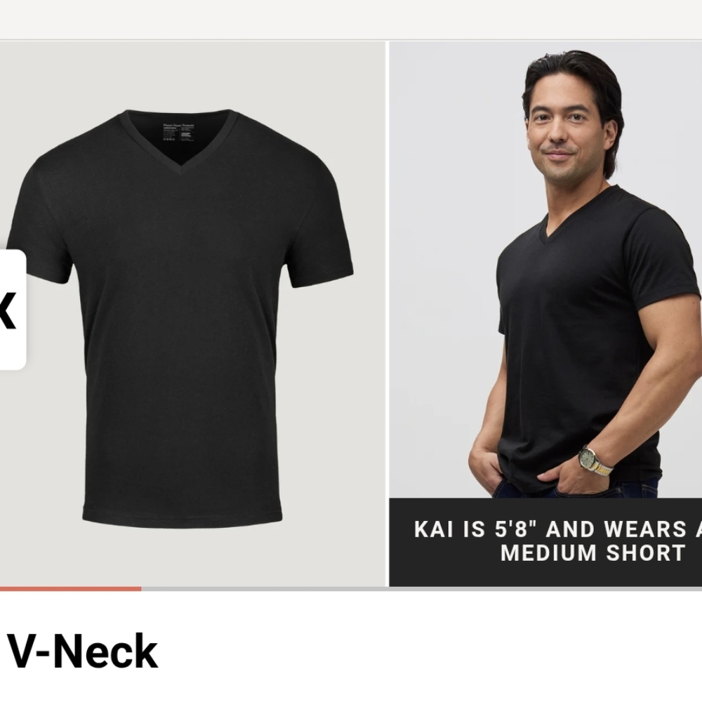 Fresh Clean Tees V-Neck- XL